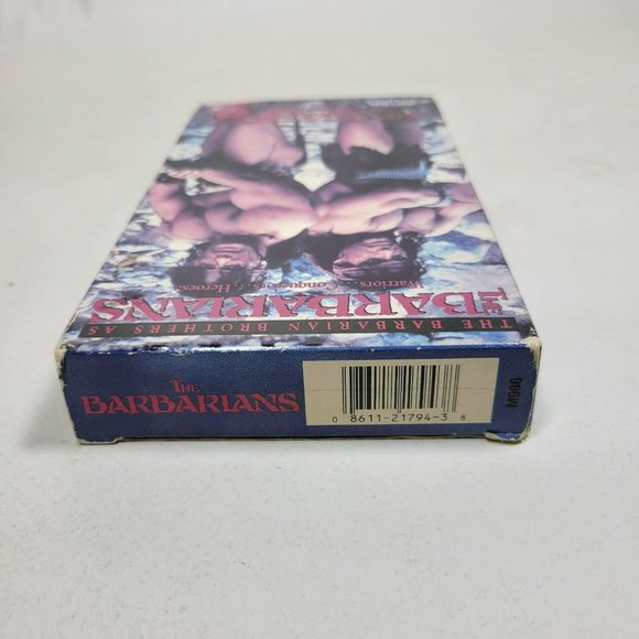 The Barbarians (VHS, 1987) Rare OOP Peter & David Paul - Picture 6 of 8